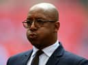 Ex-Arsenal player Ian Wright has warned the BBC he will quit if Match of the Day presenter Gary Lineker is sacked - Credit: Getty Images