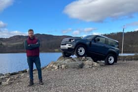 Steven Chisholm tested the Land Rover Defender 90 off-road at the Land Rover Experience in Dunkeld