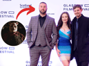 The cast of Winnie the Pooh: Blood and Honey on the Red carpet for the UK premiere of the film at Glasgow Film Festival for Fright Fest at Glasgow Film Theatre. From left to right: Craig-David Dowsett, Amber Doig-Thorne, and Nikolai Leon