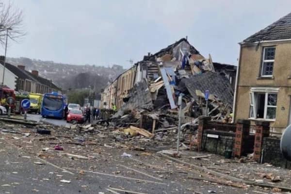 The person previously reported as missing after a suspected gas explosion in Swansea has been found dead.