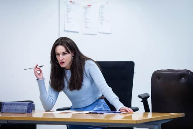 Emma Arbon depicts Tam McGraw, a female-lead was chosen to depict the gangster’s hold over his men is a ‘psychological one, rather than a psychical one’