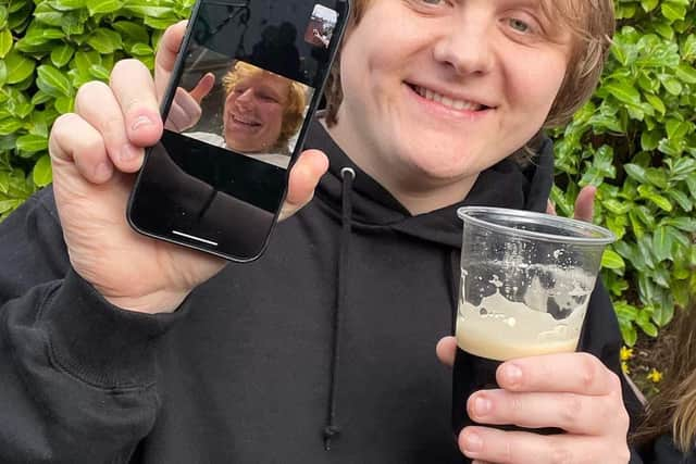 Lewis Capaldi facetimed Ed Sheeran to show him the party at Jinty McGuinty’s