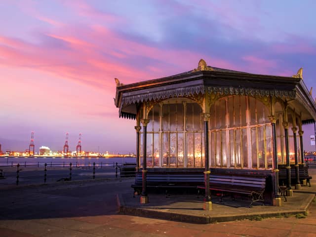 New Brighton’s promenade miles of amazing views, as well as a lovely beach and the UK’s longest promenade