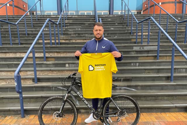 John Gibson from the south side of Glasgow will be taking off from Firhill on Friday 31st March at 6am (Image: Beatson Cancer Charity)