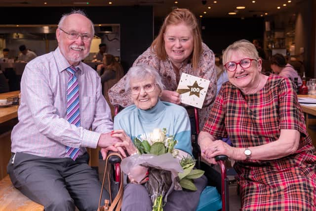 Effie was treated by family and friends to a week of celebrations for her 100th birthday - including a Wagamama’s lunch and shopping spree at Silverburn shopping centre