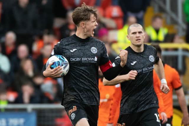 St Mirren’s paisley pattern away strip has been voted the best football kit in Scotland (Image: SNS Group)