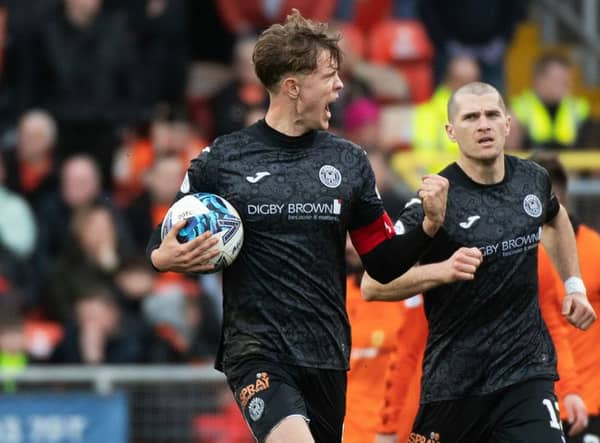 St Mirren’s paisley pattern away strip has been voted the best football kit in Scotland (Image: SNS Group)