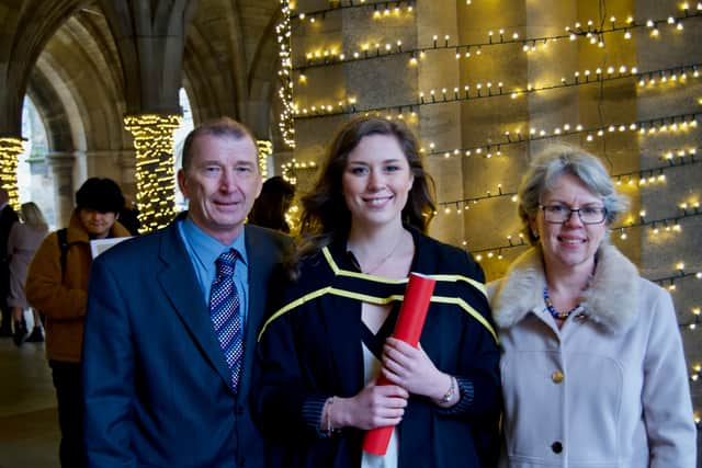 Claire’s parents will be watching from the banks of The Thames on Sunday