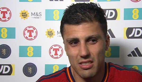 Spain star Rodri accused Scotland of playing ‘rubbish’ football