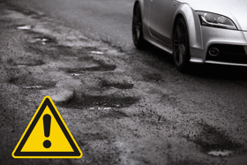 Here’s how you can claim compensation from your local council if your car has been damaged by a pothole 