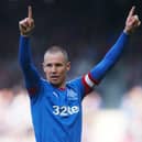 Kenny Miller of Rangers during the Petrofac Training Cup Final in April 2016