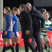 Rangers women’s assistant coach Craig McPherson headbutts Celtic manager Fran Alonso
