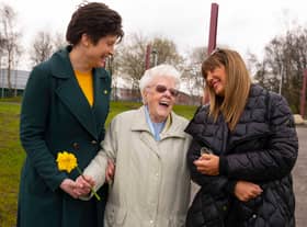 100 year-old Bridgeton local, Alice Gallagher, opened Glasgow’s newest green space with SNP MP Alison Thewliss