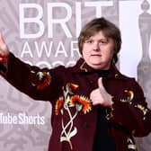 Lewis Capaldi attends The BRIT Awards 2023  at The O2 Arena on February 11, 2023 in London, England. (Photo by Gareth Cattermole/Getty Images)