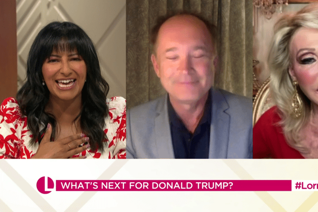 ITV’s Lorraine turned chaotic when Toni Holt Kramer, a known Donald Trump supporter, continued to call Ranvir Singh the wrong name on Wednesday