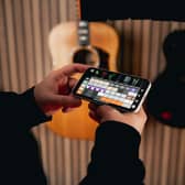 The new app uses a drag and drop system featuring premade sample beats, instrumentals, and even vocals (Pic: Stevie Kyle)