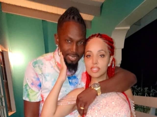 Zara Edgar and her husband Igel
