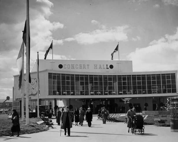 The Concert Hall in Bellahouston Park as part of the Empire Exhibition. 