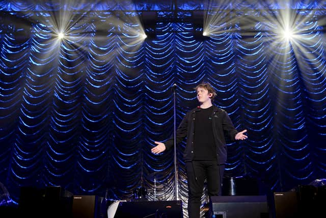 Lewis Capaldi paused his gig at the AO Arena in January after a fight broke out in the crowd. The incident occurred during the slow-tempoed ‘Hold Me While You Wait,’ to which the singer reportedly commented: “What a weird song to fight to. Bizarre.” (Photo by Jeff Spicer/Getty Images)