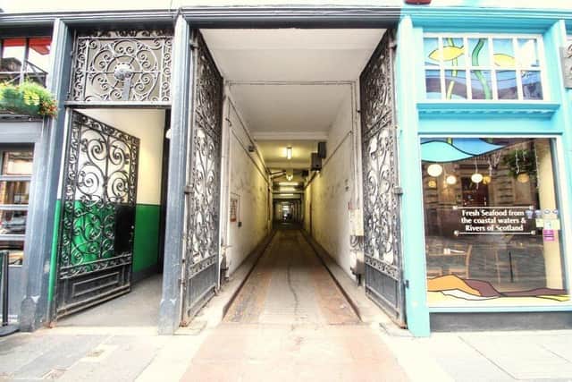 This parking space lies in an underground protected shelter in the Merchant City