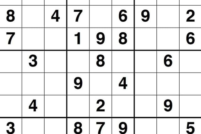 Sudoku puzzle