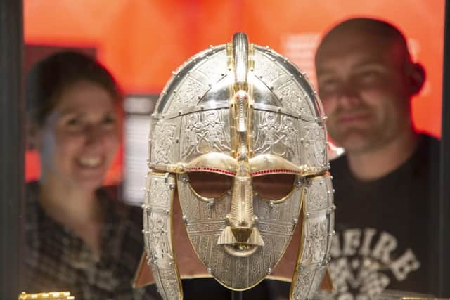 Replica of the Sutton Hoo helmet (photo: National Trust Images Phil Morley)