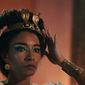 Actress Adele James plays Cleopatra in the new Netflix series