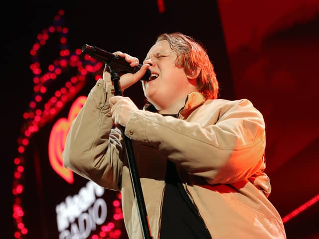 Lewis Capaldi performs onstage. Picture: Rich Polk/Getty Images for iHeartRadio