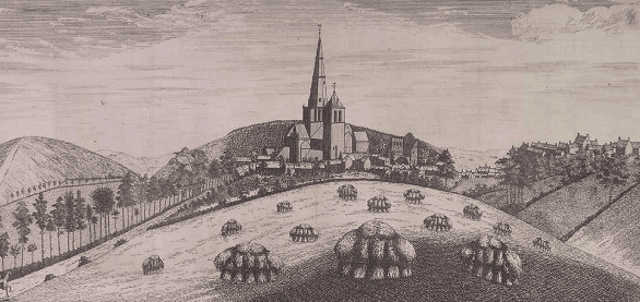 An illustration of Glasgow Cathedral circa early 1800’s - as it looked then