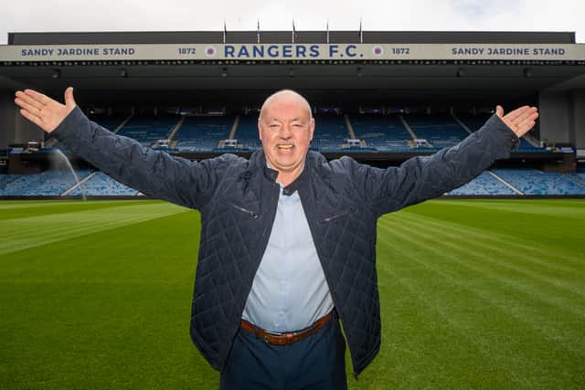 Wark pictured on his tour of the stadium earlier this week