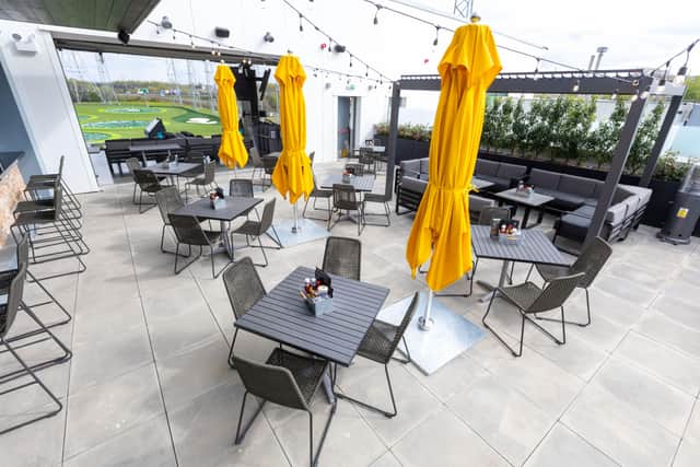 Topgolf Glasgow opens new terrace