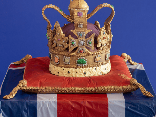 The impressive chocolate crown at Cadbury World