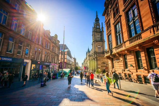 Buchanan Street is one of Glasgow’s most recognisable streets where shoppers flock to.  