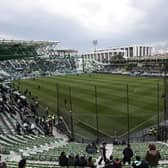 A view of Panathinaikos' Apostolos Nikolaidis stadium 