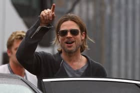 Brad Pitt is one of the famous celebrities who Glaswegians have met in Glasgow 
