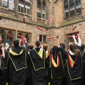 Students graduate from the University of Glasgow (Pic: University of Glasgow)