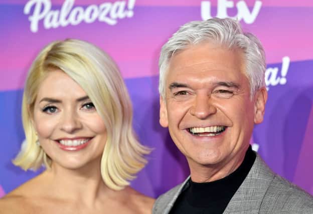 Holly Willoughby and Phillip Schofield attend ITV Palooza! at The Royal Festival Hall on November 23, 2021 in London, England. (Photo by Gareth Cattermole/Getty Images)