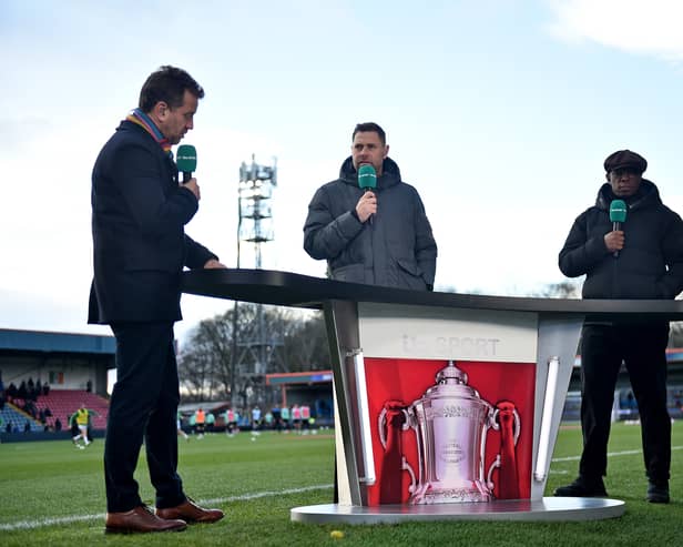 Ian Wright abruptly left ITV's FA Cup coverage after receiving news that his mother had passed away. (Credit: Getty) 