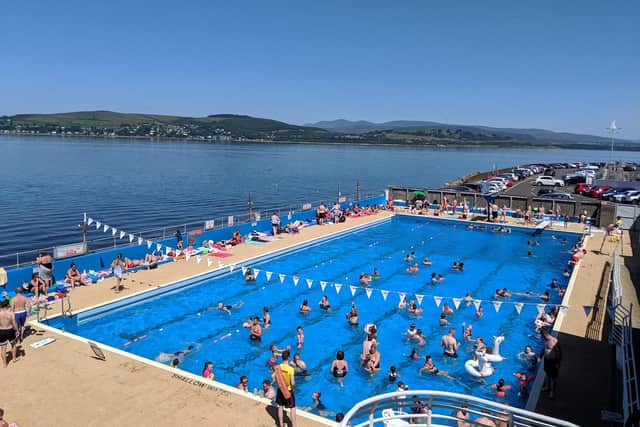 Gourock Outdoor Pool is much-loved and incredibly commonly used community staple. It’s also one of the few outdoor pools in Scotland.(Pic: Inverclyde Council)