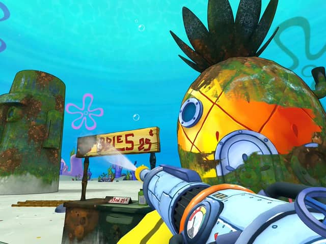 PowerWash Simulator has announced a new SpongeBob DLC