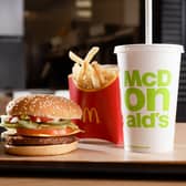 McDonald’s has at last launched its very first plant-based burger, with those who don’t eat meat eagerly awaiting its addition to the fast-food chain’s menu (Photo: McDonald's/PA)