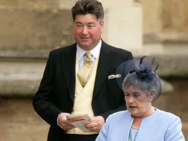 Michael Fawcett and guest attend the Service of Prayer and Dedication following the marriage of TRH Prince Charles and The Duchess Of Cornwall, Camilla Parker Bowles at Windsor Castle in 2005 (Photo: Dave Hogan/Getty Images)