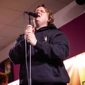 Lewis Capaldi performs in Glasgow