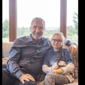 Graeme Souness with Isla, who lives with EB or ‘butterfly skin’