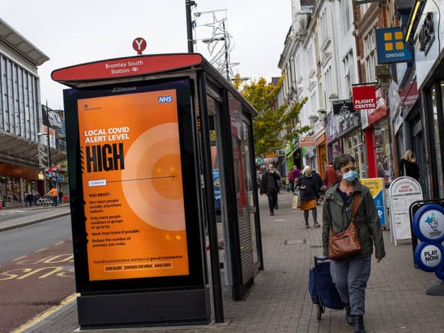 The Covid alert level in the UK has been downgraded to 'level 3' (Photo: Getty Images)
