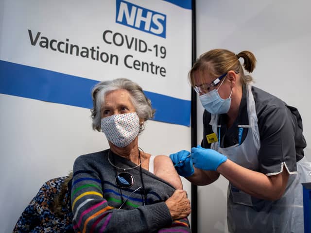 One Pfizer or AstraZeneca vaccine leads to significant drop in Covid-19 cases (Photo by Victoria Jones - Pool / Getty Images)