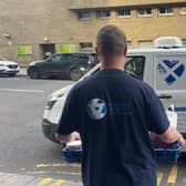 The new LEZ rules have deemed the fridge van used by Homeless Project Scotland as non-compliant to emissions standards.(Pic: Homeless Project Scotland)