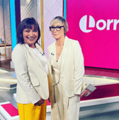 Lorraine Kelly and Jo Elvin 