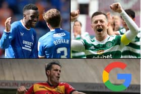 Glasgow's most Googled football teams