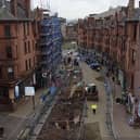 How High Street was affected by the waterworks - closing down the road for commuters for months